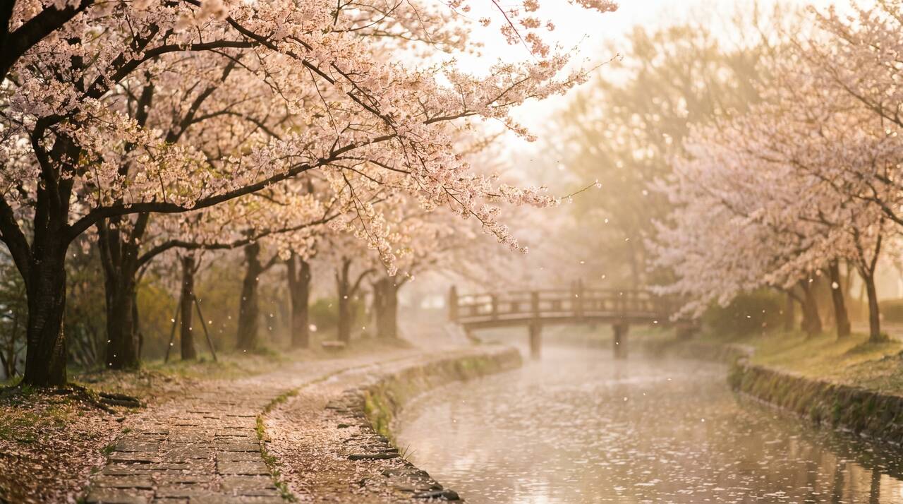 樱花视频 - 樱花河畔春日影像 - www.pfwiodt.cn